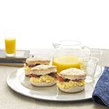 <p>These homemade sandwiches make the perfect grab-and-go breakfast. If you bake and freeze an extra batch of biscuits in advance, all you'll need to do is reheat a couple in the oven the next time you make eggs and bacon.</p>
<p><b>Recipe: <a href="/recipefinder/classic-biscuit-recipe">The Classic Biscuit</a></b></p>