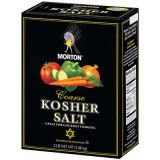 <p>There are many ways to make salt, but Morton, a company that has been in business in the United States since the mid-1800s, sticks to the tried-and-true methods that have served them well for over a century. Morton kosher and table salts are made using a vacuum evaporation method, meaning that salty brine from underground deposits is pumped up, and then boiled, until the water begins to evaporate and distinguishable salt crystals begin to form. Kosher salt is a coarse grain salt, so though it dissolves completely when added to soups, stews, or brines, it also works well in spice rubs, or in other applications where you might want a bit of texture, as when rimming a cocktail glass. An excellent everyday salt, kosher salt is a go-to for many cooks for an array of basic uses.</p>
<p><a href="http://www.mortonsalt.com/for-your-home/culinary-salts/food-salts/13/morton-coarse-kosher-salt/recipes" target="_blank">mortonsalt.com</a></p>