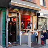 Abraço; New York, NY Co-owner Jamie McCormick and his baristas make some of the city’s strongest and finest espresso drinks while chatting away with regulars at this standing-room-only café. The space only fits a handful of customers at a time, but there’s a sidewalk bar outside for lingering over a cortado and fantastically savory black-olive shortbread <a href="http://www.foodandwine.com/slideshows/cookies" target="_blank">cookie</a> baked by partner Elizabeth Quijada. <a href="http://www.abraconyc.com" target="_blank">abraconyc.com</a>
