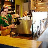 Cartel Coffee Lab; Tempe, AZ There is stainless steel throughout the space, but chartreuse accents and a fun sculpture built out of bicycle rims prevent this "lab" from feeling sterile. Plus, approachable baristas are happy to explain different brewing techniques. The café, which has four more locations in the Phoenix-area, also sells "roaster’s choice" subscriptions, with hand-picked selections from roaster Paul Haworth home-delivered weekly, monthly or bi-monthly. <a href="http://www.cartelcoffeelab.com" target="_blank">cartelcoffeelab.com</a>