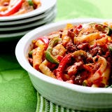 <p>Cheesy, zesty, and studded with savory Italian sausage, this baked ziti feeds a crowd and then some — without much time spent in the kitchen.</p><p><b>Recipe: </b><a href="http://gogonow.org/recipefinder/sausage-pepper-baked-ziti-ghk0308%22 target="_blank"><b>Sausage and Pepper Baked Ziti</b></a></p>