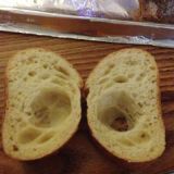 <p>People used to believe that if you cut bread to find a hole in the loaf, it symbolized a coffin and portended someone's imminent death. We're glad this one has passed; nothing brings a holiday dinner to a halt like a bad omen.</p>