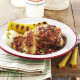 <p>Mix up your grilled chicken recipe with this Tex-Mex variation. Juicy and flavorful, this twist on a tailgate staple boasts a scrumptious salsa made with jalapeño chiles and fresh cilantro, giving it a mouthwatering kick.</p><p><strong>Recipe:</strong> <a href="http://gogonow.org/recipefinder/chicken-tex-mex-salsa-recipe-ghk0611%22%3E%3Cstrong%3EChicken with Tex-Mex Salsa</strong></a></p>