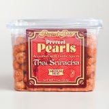 <p>Who knew Cost Plus World Market was a premier online source for a wide variety of sriracha-flavored munchies? Bravo, World Market, bra-VO.</p>
<p><strong>Pretzel Pete Thai Sriracha Pretzel Pearls, <em><a href="http://www.worldmarket.com/product/pretzel-pete-sriracha-pretzel-pearls.do?fMb=1&green=E15CF23C-AB0E-5C32-0431-FD3B8BF8949D&clickid=mybuys_prod_cs" target="_blank">worldmarket.com</a></em></strong></p>
