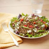 <p>Roasted vegetables and lentils make this colorful salad into a healthy, hearty meal.</p>
<p><strong>Recipe:</strong> <a href="http://gogonow.org/recipefinder/lentil-salad-roasted-veggies-recipe-ghk0413%22 target="_blank"><strong>Lentil Salad with Roasted Veggies</strong></a></p>