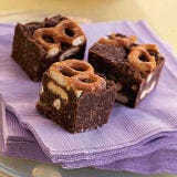 <p>Quell all cravings in one fell swoop with these brownies filled with semisweet and unsweetened chocolate, crushed saltine crackers, condensed milk and bite-size pretzels. Plus, no baking required—all you need is a microwave and a fridge.</p>

<p><strong>Recipe:</strong> <a href="http://gogonow.org/recipefinder/sweet-salty-pretzel-brownies-121546%22%3E%3Cstrong%3ESweet & Salty Pretzel Brownies</strong></a></p>