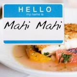 <p>Usually, when the locals in some far-flung locale have a name for something valuable, marketers come along and change it so that it will appeal to their customers back home. Not so with dolphinfish, which we call <i>mahi mahi</i>, just like the Pacific islanders do. Why? Easy: Even though dolphinfish aren't at all related to dolphins (they're fish, not mammals), the idea of eating a dolphin comes to mind when presented with dolphinfish as an option. Not so with <a href="/search/fast_search_recipes?search_term=mahi+mahi">mahi mahi</a>, which has a benign, slightly exotic, and utterly safe taste on the tongue… especially for those who are squeamish about eating certain sea creatures, but not others.</p><br />

<p>Mahi mahi is classified by the Montery Bay Aquarium and the Environmental Defense Fund as a "Best Choice" safe sustainable fish only when caught in U.S. waters by troll or pole. The longline fishery, especially from non-U.S. fisheries, is a problem because of the high levels of "bycatch" — fish, turtles, and other creatures that are caught and killed inadvertently.</p>