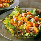 Sweet-Potato Salad with Ham and Curried Almonds