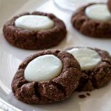 <p>Thumbprint cookies — made by pressing a small round of dough with the thumb to form an indentation — are great for filling with chocolate or jam. Feel free to mix the batter with any kind of mint-flavored candy, like Andes chocolate mints.</p><p><b>Recipe: </b><a href="/recipefinder/chocolate-mint-thumbprints-recipe"><b>Chocolate-Mint Thumbprints</b></a></p>