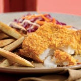 Oven-Fried Fish & Chips