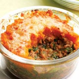 <p>Very similar to Shepherd's Pie, Cottage Pie is made with beef instead of lamb. Our version-baked in individual ramekins to help you get it on the table fast-replaces the potato topping with convenient, delicious frozen squash puree.</p><p><b>Recipe: </b><a href="/recipefinder/squash-topped-cottage-pies-recipe-9065" target="_blank"><b>Squash-Topped Cottage Pies</b></a></p>