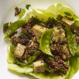 <p>Quinoa, a grain both high in protein and fiber, is a healthy substitute for white rice in salads, soups, and stir-fries.</p><p><b>Recipe:</b> <a href="/recipefinder/quinoa-salad-peas-tofu-ginger-vinaigrette-recipe-opr0311" target="_blank"><b>Quinoa Salad with Sugar Snap Peas, Tofu, and Ginger Vinaigrette</b></a></p>