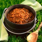 Boston Baked Beans <p>In the 1600s and 1700s, the New England area had plenty of baked beans, which Native Americans ate before colonists even settled in the land, and molasses, a byproduct of processing cane sugar that is used during the rum distillation process. At some point during the era, people thought to put the two together and presto! Boston baked beans were born.</p><br />
<p><b>Try These Homemade Recipes: </b><br />
<a href="/recipefinder/baked-beans-slow-cooker-549"><b>Boston Baked Beans, Slow-Cooker Style</b></a><br />
<a href="/recipefinder/grandma-kirks-baked-beans-recipe-8836"><b>Grandma Kirk's Baked Beans</b></a></p>