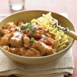 <p>Sweet paprika and sour cream characterize this classic Hungarian dish, which is traditionally served over buttered egg noodles soak up the sauce.</p>
<p><strong>Recipe: <a href="http://gogonow.org/recipefinder/pork-paprikash-recipe-mslo0311%22 target="_blank">Pork Paprikash</a></strong></p>