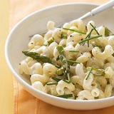 <p>This corkscrew pasta turns sophisticated with a creamy no-cook sauce. It's a dream to make: Just whisk together goat cheese, pasta water, and butter, and toss with cavatappi and asparagus.</p><p><b>Recipe:</b> <a href="/recipefinder/pasta-goat-cheese-roasted-asparagus-recipe-mslo1111"><b>Pasta with Goat Cheese and Roasted Asparagus</b></a></p>