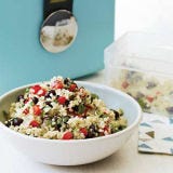 Santa Fe Quinoa Salad At <a href="http://www.labento.com/" target="_blank">L.A. Bento</a> in Los Angeles, chef Chad Aaland makes quinoa salad with three types of beans and house-pickled onions. This streamlined version with black beans and jarred cocktail onions is just as tasty.<br /><br /><b>Recipe:</b> <a href="/recipefinder/santa-fe-quinoa-salad-recipe-fw0510" target="_blank"><b>Santa Fe Quinoa Salad</b></a>