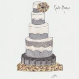 Cake designer Amy from Vanilla Bake Shop in Santa Monica, California, decided that this tall four-tiered wedding cake would be perfect for Kate Moss's July 2 nuptials. With a leopard-print cake base and an edgy black applique sugar treatment, we think Moss and her rocker fiancé (Jamie Hince from The Kills) would approve.