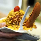 <p><b>Indianapolis, Aug. 5-21, 2011</b></p><br />

<p>When state fairgoers tired of the iconic rib eye steak sandwich, Indiana's Beef Cattle Association invented the Hot Beef Sundae, layered with mashed potatoes, marinated beef, gravy, cheese, corn "sprinkles," and a cherry (tomato).</p>