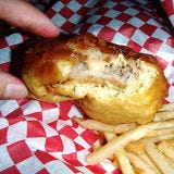 <p><b>Costa Mesa, July 15-Aug. 14, 2011</b></p><br />

<p>The Orange County Fair is so dedicated to frying that a vendor called Heart Attack Café chose Deep Fried Butter Stand as its new name after being pressured with legal action by Arizona's Heart Attack Grill. Even more stupendous: Chicken Charlie's fried White Castle cheeseburgers (bun and all).</p>