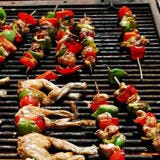 <p><b>Sacramento, July 14-31, 2011</b></p><br />

<p>After realizing that visitors to the California Exposition & State Fair wanted more adventurous foods, vendor George Sandefur changed his offerings from chicken to foods that "taste like chicken." Grilled python kebabs seasoned with Worcestershire sauce, liquid smoke, Old Bay, and lemon-pepper are a new favorite.</p>