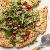Arugula Salad White Pizza