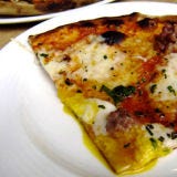 <p><b>Signature Item</b>: Lombarda pie (with baked egg, Cotechino sausage, mozzarella and bitto cheese, made from a blend of cow's milk and goat's milk).<br />

The phenomenal pizzas at star chef Marc Vetri's casual spot are fired in an oak-burning stone oven. <a href="http://www.osteriaphilly.com" target="_blank">osteriaphilly.com</a>.</p>