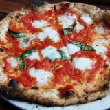 <p><b>Signature Item</b>: Margherita (with tomato sauce, Fior di Latte and extra-virgin olive oil).<br />

The puffy, charred cornicione (end crust) is the result of just two minutes in the 800-degree wood-burning oven imported from Italy. <a href="http://www.flourandwater.com" target="_blank">flourandwater.com</a>.</p>