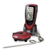 <p>Grilling geeks will  appreciate the accuracy of Oregon Scientific's Talking Meat Thermometer. If for some reason his grill gets a little too smoky, this audible gadget will come in handy.  (<a href="http://www.walmart.com/ip/Oregon-Scientific-Grill-Right-Wireless-Talking-BBQ-Oven-Thermometer/11274323?sourceid=1500000000000003260350&ci_src=14110944&ci_sku=11274323" target="_blank">walmart.com</a>, $59.99)</p>