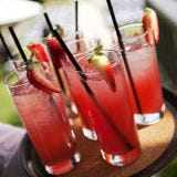 <p>Whether it's a classic or totally new, you can match your signature cocktail to your color scheme and let it reflect your personality as a couple. Maybe your fave drink is whiskey lemonade, while his is gin and tonic. Feature both cocktails on the menu and give them creative names to reflect your personalities.</p><br />
<p><b>Top-Shelf Idea</b>: Why stop at just one? You could also name drinks after your bridal party, or serve favorite cocktails from both sets of parents.</p>
