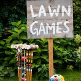 <p>Give your guests something extra to do during the cocktail hour, even if it's just breaking out the guest book a little early to give them plenty of time to sign it.</p><br />
<p><b>Top-Shelf Idea</b>: If your wedding is outdoors, set up bocce ball, lawn croquet, or even a beanbag toss. It's a great option if there will be lots of kids at the reception. You could also rent a photo booth and provide fun props for guests to pose with. (Bonus: This easily doubles as a wedding favor!)</p>
