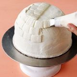 <p>Whipped egg whites help create a light and fluffy white chocolate buttercream frosting that's suitable for simple cakes as well as intricately decorated desserts.</p><br /><p><b>Recipe:</b> <a href="/recipefinder/white-chocolate-buttercream-recipe-mslo0112"><b>White-Chocolate Buttercream</b></a></p>