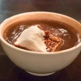 <p>Made from pure melted chocolate bars and topped with homemade marshmallows, this thick hot chocolate is F&W editor in chief Dana Cowin's favorite version in the country. During their Annual Hot Chocolate Festival in February, the café serves a different flavor every day of the month, including malted milk, banana, and creamy stout.</p>