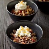 <p>Quinoa is naturally loaded with protein and fiber. This filling, nutrient-packed grain is most often used for savory dishes, but it can also be turned into a healthy and unexpected breakfast.</p>

<p><b>Recipe:</b> <a href="http://gogonow.org/recipefinder/sweet-breakfast-quinoa-recipe-fw0211%22 target="_blank"><b>Sweet Breakfast Quinoa</b></a></p>