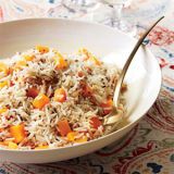 <p>Adding butternut squash and spices is a lovely way to jazz up rice.</p>
<p><strong>Recipe:</strong> <a href="http://www.delish.com/recipefinder/butternut-squash-basmati-rice-recipe-fw0912" target="_blank"><strong>Butternut Squash Basmati Rice</strong></a></p>
