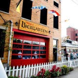 <p>Love European soccer <i>and</i> beer? Wolff's Biergarten in upstate New York caters to both those needs, offering a full line-up of televised live games and a German-inspired brunch menu to accompany these oft-morningtime events. The brunch menu's "German breakfasts" include dishes like Wolff's Wurst Breakfast Plate (your choice of four German sausages plus scrambled eggs and potato pancakes), Bavarian Leberkase (a sandwich of baked, smoked pressed meat with a sunnyside-up egg), and Armer Ritter (sugar-and-spice-seasoned biscuits prepared French toast-style).</p><p>In keeping with the European theme, Wolff's exclusively offers German, Czech, and Belgian beers on it's 14-strong draft menu, as well as 20-plus bottled European beers. To complete the German beer hall experience, Wolff's also hosts live German music every Thursday at 5:30 p.m.</p><p><i>895 Broadway; (518) 427-2461; <a href="http://www.wolffsbiergarten.com/" target="_blank">wolffsbiergarten.com</a></i></p>