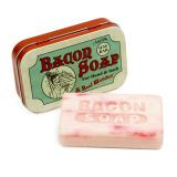 <p>Bacon goes from sizzlin' to sudsy with this bacon bar of soap that smells and looks like real bacon. Bacon Soap, $8; from <a href="http://www.fredflare.com" target="_blank"><b>Fred Flare</b></a>.</p>