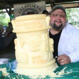 Ellsworth, Wisconsin, the self-proclaimed "Cheese Curd Capital," hosts a cheese curd eating contest and cheese carving competition every last full weekend in June in celebration of the century-old Ellsworth Cooperative Creamery and the town's proud dairy tradition.<br /><br />It might not be carved into sculptures, but you can still learn how to perfectly <a href="/recipes/wine-guide/how-to-pair-wine-cheese" target="_blank">pair cheese with wine</a>.