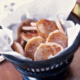<p>This firm, crisp cornmeal cake was created to withstand the rigors of rugged New England travel in the 17th century. </p><br />
<p><b>Recipe: </b><a href="/recipefinder/kenyon-johnnycakes-3131" target="_blank"><b>Kenyon Johnnycakes</b></a></p>