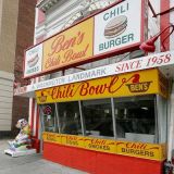 I-95, Washington, DC <p><b>Pit Stop:</b> <a href="http://www.benschilibowl.com/" target="_blank">Ben's Chili Bowl</a>,1213 U Street, NW, Washington, DC, (202) 667-0909</p><br /><p> If you're passing through the country's capital, you can't leave town without stopping in for a chili smoke at <a href="http://gogonow.org/food-fun/baseball-stadium-hot-dogs%22 target="_blank"><b>Ben's Chili Bowl</b></a>. A half smoke — a half pork and half beef thick-smoked hot dog — swims comfortably in a rich, saucy chili made from a secret family recipe.</p><p><b>Road Tip:</b> Save room for dessert, like their sweet potato pie.</p>