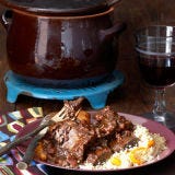 <p><b>Braising Tip:</b> Depending on the ingredient being braised, the entire cooking process generally takes between 1 and 3 hours. Optimal doneness for meat and poultry is lusciously fork-tender, but not falling off the bone entirely. You should be able to cut the meat with the side of a fork.</p><br /><p><b>Recipe:</b> <a href="/recipefinder/braised-short-ribs-parsnips-recipe" target="_blank"><b>Braised Short Ribs with Parsnips</b></a></p>