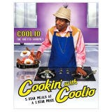 <p><b>Curious Cookbook:</b> <a href="http://search.barnesandnoble.com/booksearch/isbnInquiry.asp?EAN= 9781439117613&lkid=J25249592&pubid=K125307&byo=1" target="_new"><i>Cookin' with Coolio: 5 Star Meals at a 1 Star Price</i></a></p>
<p><b>In a Mouthful:</b> When this book landed in our offices, we couldn't put it down (or stop laughing). Coolio cooks up budget-friendly, easy meals to feed his "homies" and kids. Of course the recipes come with a side of the rapper's humor. He describes his Caprese salad as being so tasty that, "if someone doesn't like this appetizer, you gotta grab they scruffy ass by the back of their neck and throw them out on the lawn." Rated R for language. </p>