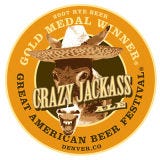 Great American Restaurants - Crazy Jackass Ale <p><b>Great American Restaurants</b></p>
<p>Crazy Jackass Ale</p>
<p>VA</p>
<p>Rye Beer</p>
<br />
<p><b>Flavor Profile:</b> The Crazy Jackass Ale, which is beer brewed from malted barley using a top-fermenting brewers' yeast, is refreshing and easily drinkable. It has a very light and fruity aroma and flavor, with a little bit of a spicy, plantain-like taste from the rye.</p>
<br />
<p><b>Region(s) Sold:</b> Virginia</p>
<p><b>Approximate Cost:</b> $14/ two-liter Growler</p>