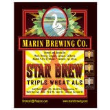 Marin Brewing Co - Star Brew Triple Wheat <p><b>Marin Brewing Co.</b></p>
<p>Star Brew Triple Wheat</p>
<p>CA</p>
<p>American-Style Wheat Wine Ale</p>
<br />
<p><b>Flavor Profile:</b> The Star Brew Triple Wheat is a big, rich and smooth sherry-like wheatwine-style ale.</p>
<br />
<p><b>Region(s) Sold:</b> Arizona, California, Oregon</p>
<p><b>Approximate Cost:</b> $4.25-4.75/10 oz.</p>