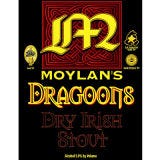 Moylan's Brewing Co. - Dragoons Dry Irish Stout <p><b>Moylan's Brewing Co.</b></p>
<p>Dragoons Dry Irish Stout</p>
<p>CA</p>
<p>Classic Irish Style Dry Stout</p>
<br />
<p><b>Flavor Profile:</b> Dragoon’s is a Dry Irish Stout, which tend to have light bodies, lower carbonation, and bitterness from both roasted barley and a generous dose of hops.</p>
<br />
<p><b>Region(s) Sold:</b> Throughout the West Coast, Southwest and Midwest</p>
<p><b>Approximate Cost:</b> $3.50-4/10 oz. Glass</p>