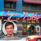 <p><b>Restaurant:</b> <a href="http://www.gretzky.com/restaurant/" target="_blank">Wayne Gretzky's 99</a>, Toronto, Ontario</p><br />
<p>Up north, Wayne Gretzky fans can dine inside a shrine to his years in the National Hockey League. His eponoymous sports bar serves up some of "The Great One's" favorite comfort foods, like Grandma Gretzy's pan-fried potato and cheddar cheese pierogies dressed up with smoky bacon and caramelized onions, as well as their version of Canada's classic Poutine: fries with cheese curds and gravy.</p><br />
<p><b>Try this recipe:</b> <a href="http://gogonow.org/recipefinder/pierogi-cabbage-2276%22 target="_blank"><b>Pierogi and Cabbage</b></a></p>