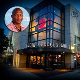 <p><b>Restaurant:</b> <a href="http://www.eddiegeorgesgrille27.com/index.php" 
target="_blank">Eddie George's Grille 27</a>, Columbus, OH</p><br />
<p>Heisman trophy winner Eddie George is as successful off the field as he was on the field. The former running back for the Tennessee Titans will soon earn an MBA from the prestigious Kellogg School of Management at Northwestern University and is already quite the businessman. His Eddie George Grille 27 draws crowds for its American grill menu like the 27-ounce bone-in prime strip steak. (Get it? Number 27?) But when George visits, he prefers a lean bison burger served medium rare with purple Peruvian potato chips.</p><br />
<p><b>Try this recipe:</b> <a href="http://gogonow.org/recipefinder/smoky-bison-burger-recipe-ew0610%22 target="_blank"><b>Smoky Bison Burger</b></a></p>