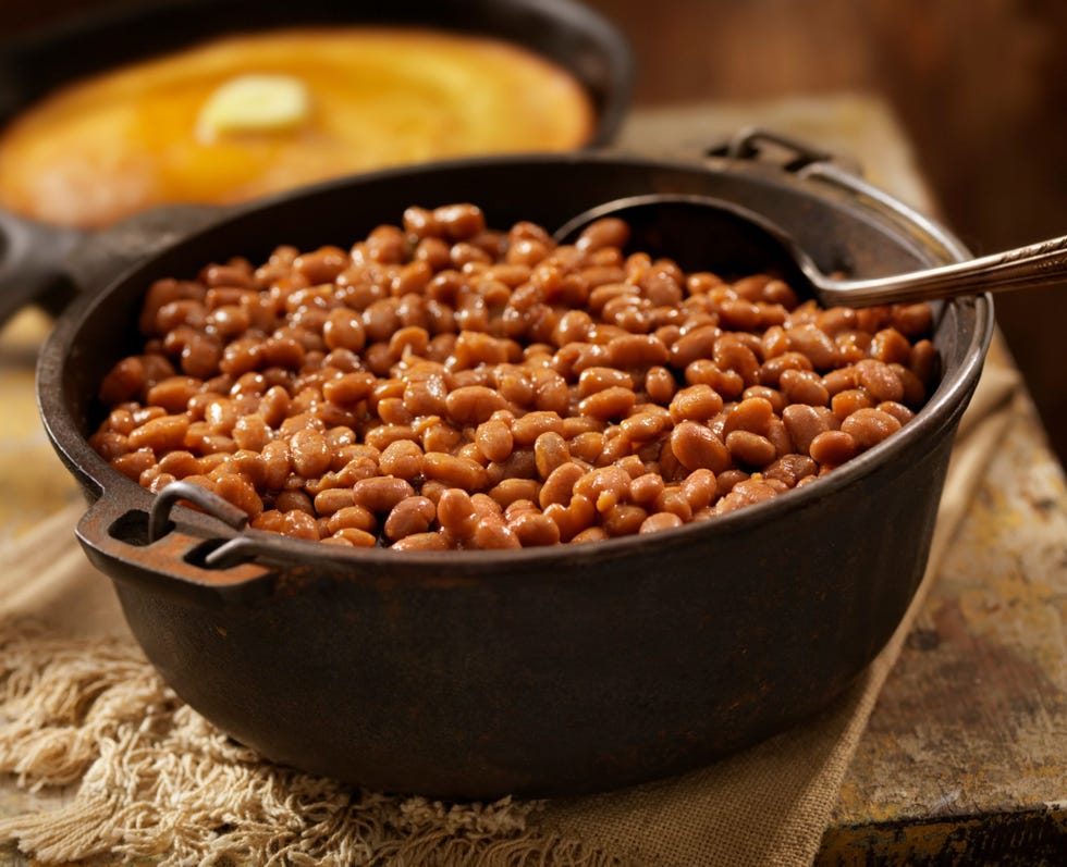 <b>Where:</b> New England<br />
<p>Yep, beans again, this time with that distinctive savory-sweet tang unique to New England kitchens since colonial times. This hearty bean dish, flavored with molasses, brown sugar, and dry mustard, dates back to Puritan times, when people were forbidden to cook between sundowns Saturday to Sunday. Cooks then devoted Saturdays to baking — beans included — and reheated them for their Sunday midday meal. Though many Northeasterners no longer follow the old Puritan laws, the popularity of this low-maintenance dish persists. </p>
<p><strong>Recipe:</strong> <a href="http://gogonow.org/recipefinder/baked-beans-slow-cooker-549%22 target="_blank"><strong>Boston Baked Beans, Slow-Cooker Style</strong></a></p>
