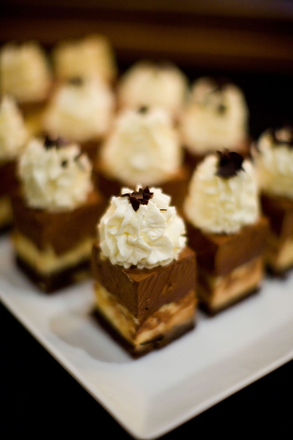<p><b>Where you'll find it:</b> <a href="http://www.murphys-atlanta-restaurant.com/" target="_blank">Murphy's Restaurant</a>, Atlanta, GA ($38)</p>

<p><b>The chocolaty details:</b> What's blissful indulgence? Enjoying a dessert that gets richer and richer as you slice through each layer. A bite of Murphy's Bonzo Cake leads you from a sweet whipped cream layer, to a silky chocolate mousse layer, to a luscious cheesecake layer, to an intense fudge brownie layer. Ready for another bite?</p>