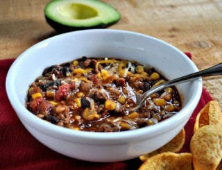 <p> </p> <p><strong>Get the recipe from <a href="http://todaysmama.com/2013/11/easy-taco-soup-recipe/" target="_blank">Today's Mama</a>.</strong></p>