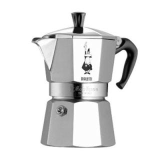 I used a stove-top espresso maker for years. I felt so cultured each time I'd spoon in the ground coffee and hear the coffee spurting and bubbling. To use one of these, you fill the bottom container with water, spoon coffee or espresso into the container, screw on the top, and set it on the burner of a stove. A pressurizing process causes the water to move through the coffee and into the upper compartment where it's ready to be served. You have to have a watchful eye and be careful not to let your coffee burn.